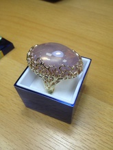 golden femmina anello gioielli d'oro preziosi oro di stampa versione 3d modello jewerly gioiello lusso anelli 3d print model - Mito3D