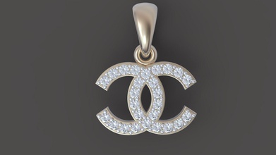 or pendentif bijoux de la décoration luxe shining conception imprimable collier l'anneau gem pendentifs 3d print model - Mito3D