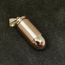 golden pistol cartridge pm jewelry gold jewel 3d 3dmodel weapon pendant pendants 3d print model - Mito3D