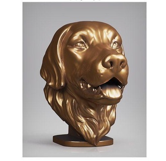 golden Retriever Labrador Hund Tier druckbar Miniaturen Figuren Kunst Skulpturen 3d print model - Mito3D