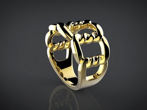 ouro torção do anel jóias de cnc 3d imprimir impressão printable anéis cordéis deformação prototipagem ourivesaria civil que incide o design 3d print model - Mito3D