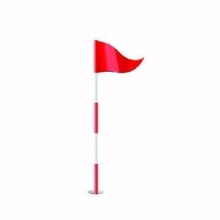 golf bandera deporte club pelota golfista 3d impresión pasatiempo deportes banderas bricolaje diy 3d print model - Mito3D