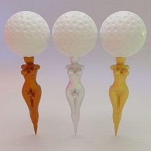 golf tee Dame figure fille loisir DIY 3d print model - Mito3D