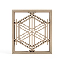 gomagarakikko bois cadre géométrique conception kumiko japon tradition modèle art panneaux logos 3d print model - Mito3D