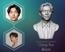gong yoo portrait modèle sculpture monochrome acteur art sculptures coréen 3d print model - Mito3D