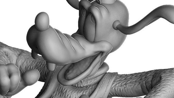 pateta 3d impressão stl minnie valsa Disney Disneylândia imprimível estátua miniatura pão duro mcduck Plutão Donald Vale lasca Roquefort salvador ASA negra Pato jogos brinquedos 3d print model - Mito3D