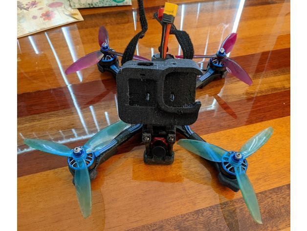 gopro héroe 9 montar iflight xl5 nazgul cidora 25 35 grados hero9 xl7 tpu fpv zumbido cámara pasatiempo bricolaje diy 3D print model - Mito3D