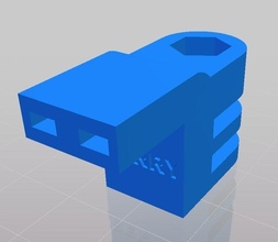 gopro hockey bastone montare supporto goprohockey soldiworks passatempo Fai meccanico parti 3d print model - Mito3D
