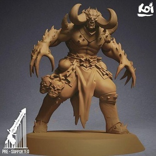 goreclaw raiders - claw miniatur wargaming fantasy wargame demon rpg tabletop 3dprint proxy chaos war berserker raider hammer age statue figure monster warband games toys games toys board board games  3d print model - Mito3D