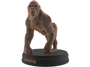 gorila imprimible mono primate humano mamífero safari zoo salvaje animal naturaleza impresión juguete juguetes real realista estatua arte esculturas 3d print model - Mito3D