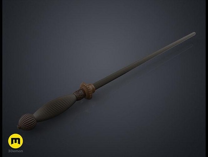 gormlaith gaunts wand fantasy game harry magic wizard witch potter witchcraft magician games toys 3d print model - Mito3D