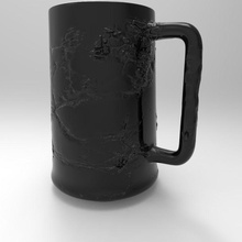 got stark house 3d print model mug gameoftrhones cup beer wolf stone kitchen dining 3d print model - Mito3D