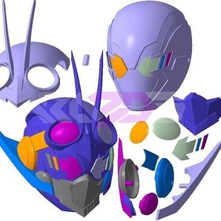 çılgın ver1 Kamen binicisi maskeli Süvari Tokusatsu Kostüm oyunu hobi kendin yap 3d print model - Mito3D