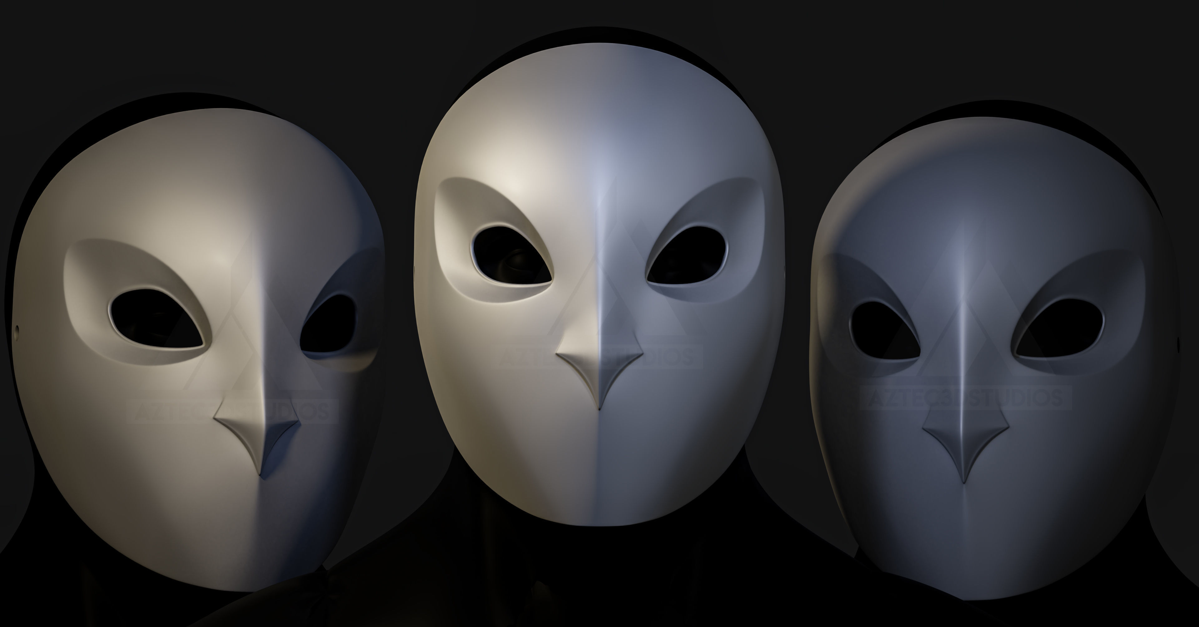 gotham knights court of owls mask 3d printing courtofowls talon batman arkham gothamknights dc dceu 3dprinting cosplay brucewayne hobby diy 3D print model - Mito3D