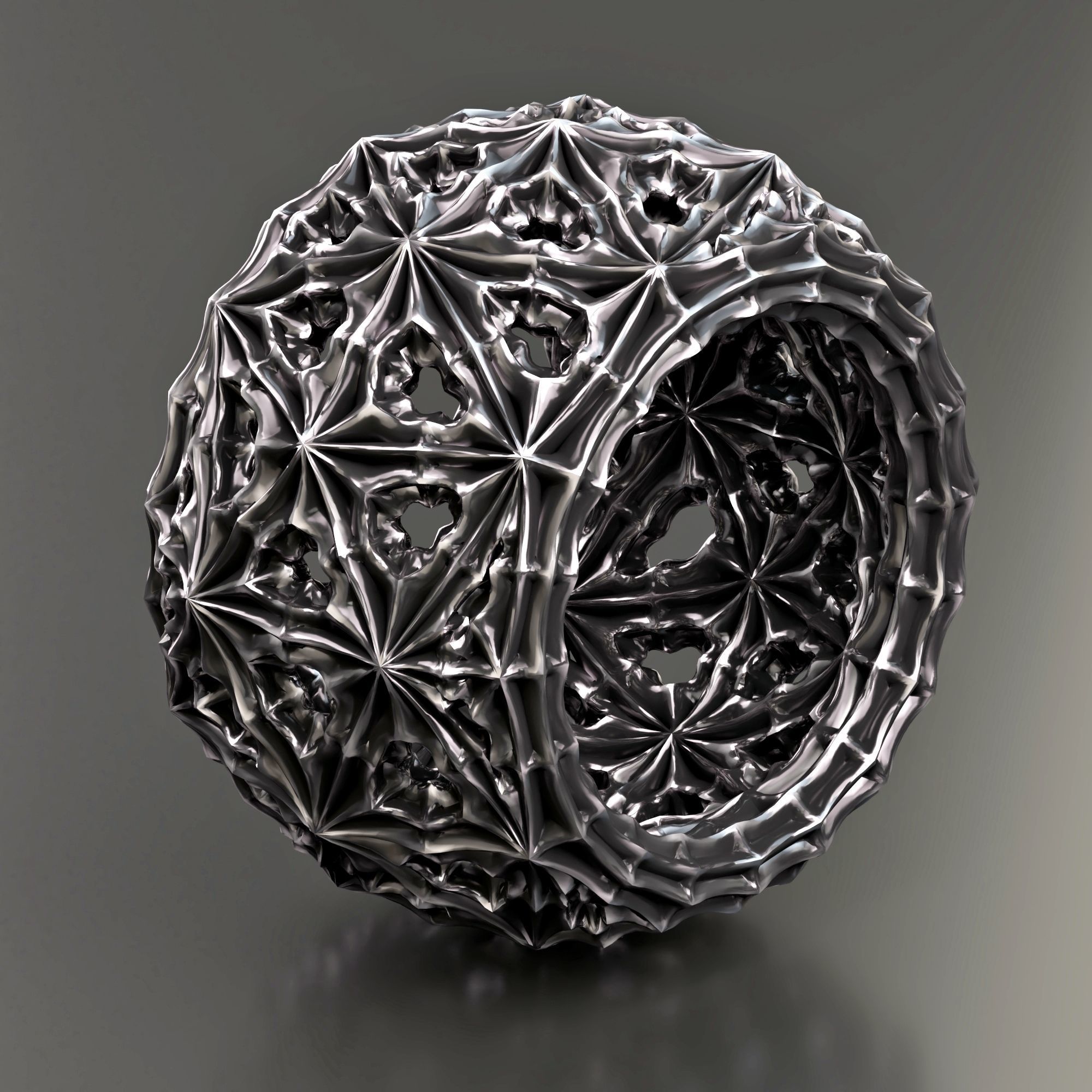 gothic thistle ring goth silver 3d printable cad jewelry design vintage rings 3D print model - Mito3D