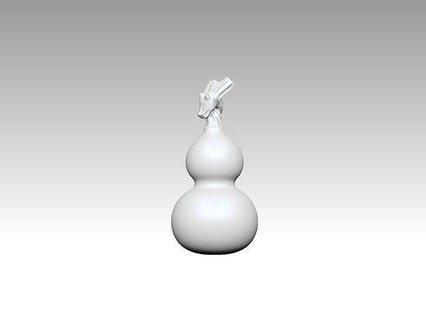 gourd display stand 3d models created art sculptures 3d print model - Mito3D