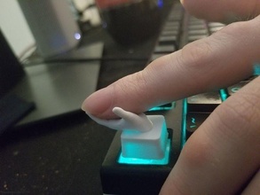 agarrado mão tecla 3d impressão articulado ganancioso 3dprint imprimível modelo keycaps dedos teclado palma abrir passatempo faça 3d print model - Mito3D