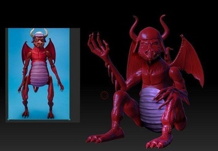 granamyr mestres of universo homem motu dragão jogos brinquedos 3d print model - Mito3D