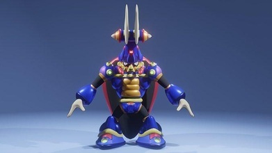 gravidade besouro sd homem rock megaman patrão brinquedos passatempo jogos faça robótico 3d impressão 3d print model - Mito3D