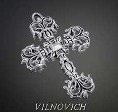 great cross jewelry gold silver jewel accessory jewellery pendant pendants 3d print model - Mito3D