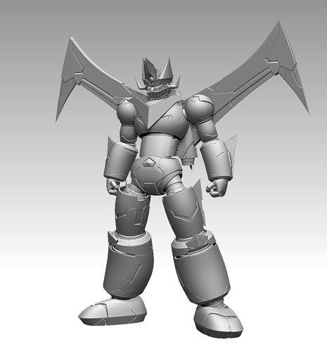 excelente mazinger 3d impresión juguete mecha robot juegos juguetes granmazinger 3D print model - Mito3D