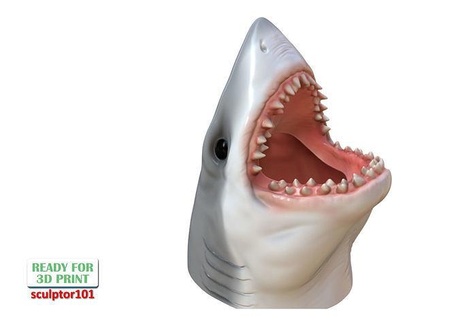 ótimo branco Tubarão oco caneta suporte oceano animal selvagem animais selvagens baleia miniaturas estatuetas lápis casa decoração 3d print model - Mito3D