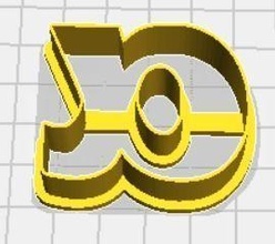 griechisch alphabet plätzchen schneider fall mantel einstellen cutter kleinbuchstaben spiele spielzeuge 3d print model - Mito3D