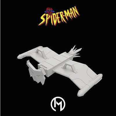 vert lutin planeur animé séries homme araignée merveille goblin super héros glissière jouets merveilleux jouet jeux 3d print model - Mito3D