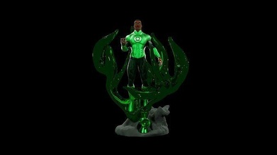 green lantern ready 3d printing action figure model hero hobby diy 3d print model - Mito3D