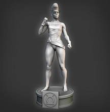 verde lanterna jo verbasco dc supereroe comico giustizia batman superuomo meraviglia femmina fallimento arte sculture 3d print model - Mito3D