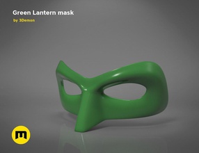 yeşil fener maske gotham kent giyilebilir kostüm oyunu cadılar bayramı kahraman film çizgi roman dc batman yarasa kadın fantezi robin wayne bruce gece kanadı süper oyunlar oyuncaklar 3d print model - Mito3D