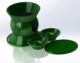 green lattern lamp games-toys ring cosplay costume games toys other 3d print model - Mito3D