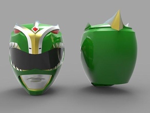 green ranger helmet - bat in sun version power cosplay kamer rider super sentai halloween anime comic toy game games toys revi revice 50th 3d print model - Mito3D
