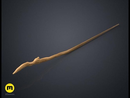 gregorovitchs wand fantasy game harry magic wizard witch potter witchcraft magician games toys 3d print model - Mito3D