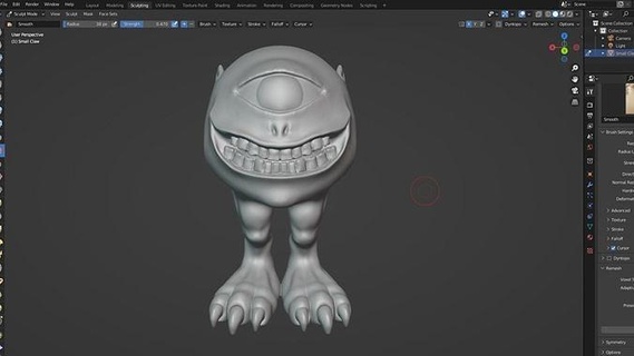 Gremlin karakter canavar yaratık fantezi Gremlinler cin gizmo heykel korku kurgusal 3dprinter Sanat heykeller 3d print model - Mito3D