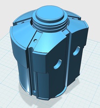 grenade prop dum dugan costume cosplay captain america art scans replicas 3d print model - Mito3D