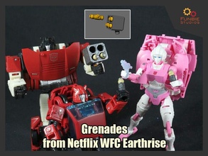 grenades transformers netflix wfc earthrise siege games toys 3d print model - Mito3D
