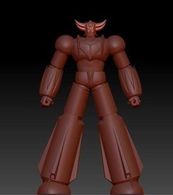 grendizer hayran sanat kore versiyon robot savaş adam hyundai oyunlar oyuncaklar mazinger 3d print model - Mito3D
