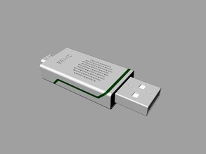 gri yeşil otg disk gery tip mağaza hafıza kapasite USB flaş sürücü hobi kendin yap elektronik 3d print model - Mito3D