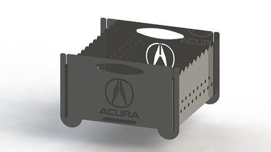 ızgara Acura logo 300x300 lazer kesmek iş teknoloji taşınabilir adam kesme illüstrasyon metal kamp buluşmak ev 3d print model - Mito3D