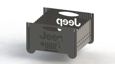 gril jeep logo 300x300 laser couper entreprise technologie portable homme coupe illustration metall camping feu rencontrer maison 3d print model - Mito3D