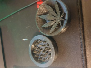 Schleifer Logo Marihuana Industrie industriell Leistung retro Jahrgang Hobby DIY Hand Werkzeuge 3d print model - Mito3D