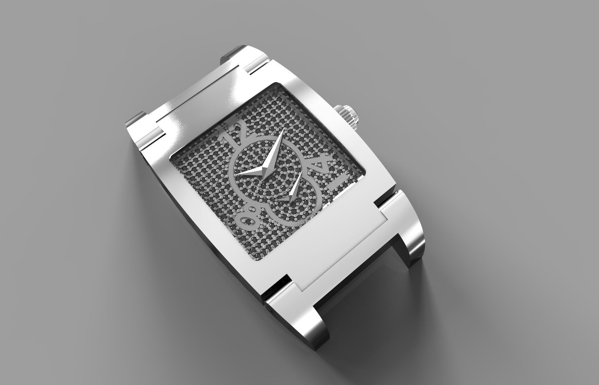 grisogono watch - bracelet jewelry clock ring jewellery jewel diamond gem gold gems silver mm bracelets 3D print model - Mito3D