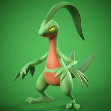 grovyl pokemon pokemongo pokemons eevee vaporeon jolteon flareon espeon umbreon leafeon sylveon treecko sceptile games toys 3d print model - Mito3D