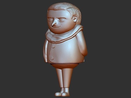 gru mini servitori spregevole criminale supercattivo male stuart servitore aumento arte sculture 3d print model - Mito3D