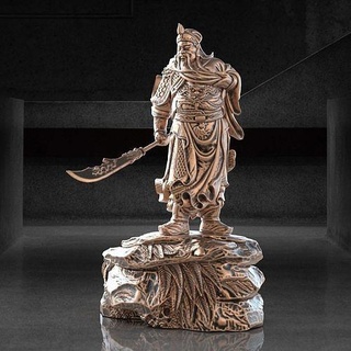 guangong guanyu guanyunchang arte scultura bronzo uomo scansioni repliche 3d print model - Mito3D