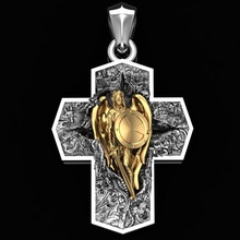 muhafız melek altın mücevher gümüş sterlin vesayet iblisler iblis yazdırılabilir şeytan kerubim takı kolye 3d print model - Mito3D