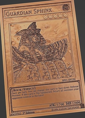 guardián esfinge yugioh tarjeta Arte anime manga duelo yugi yu gi juegos juguetes Konami esculturas 3D print model - Mito3D