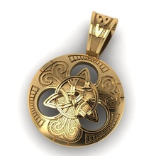guard jewelry gold pendant silver jewel pendants 3d print model - Mito3D