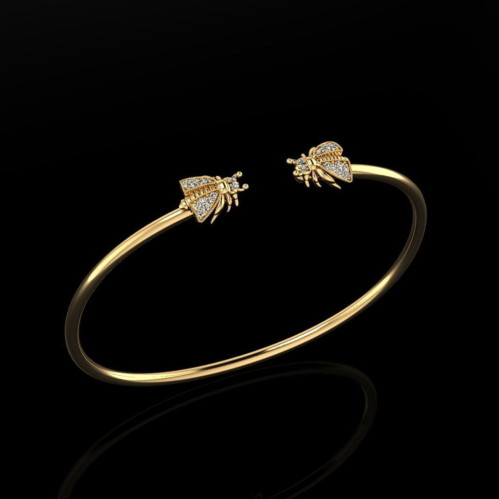 gucci bracelet 02 bijoux luxe élégant bague gemme or argent mariage diamant boucle d'oreille colliers pendentif rhinocéros accessoire beauté mode conception goujat bijou bracelets 3D print model - Mito3D